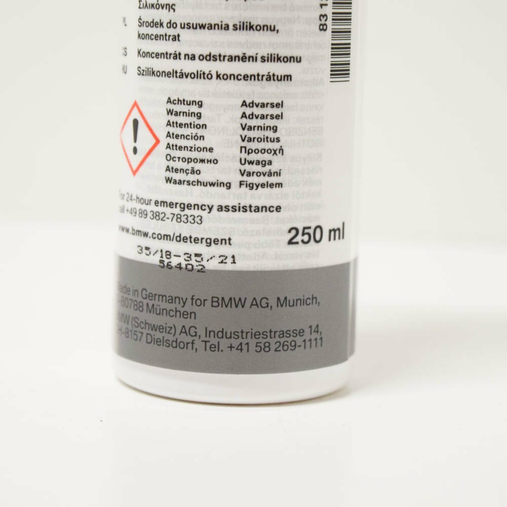 BMW Window Cleaner Silicone Remover Concentrate 83125A16119 NEW 