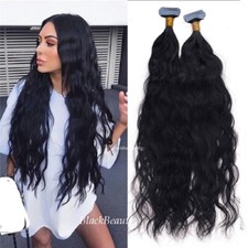 Tape in Human Hair Extension Long Natural Wave Skin Weft Tape on Hair 100g 40pcs