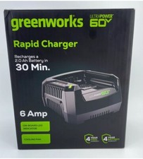 Greenworks 662910019 UltraPower 60V Rapid Battery Charger 6 Amp