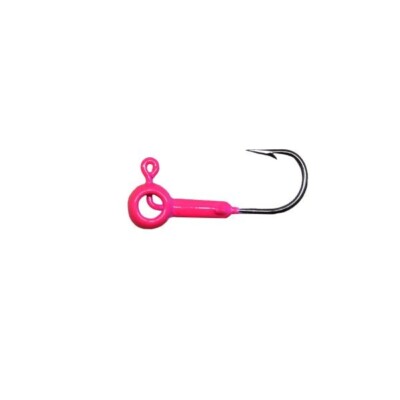 Lealand's Lures Eyehole Round Jighead 1/32oz size 4 hook LL22171 Pink 15ct