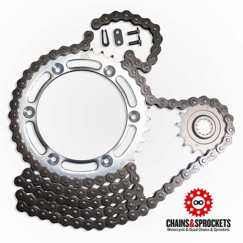 DID & JT Chain & Sprocket Kit 520D 108 Links 14t Front and 39t