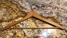 Hilton Hotels Vintage Wooden Advertising Clothes Hanger