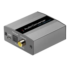 Digital Audio to Analog Audio Converter 192KHz DAC Converter With Jack Optical D