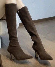 Brown Suede Boots