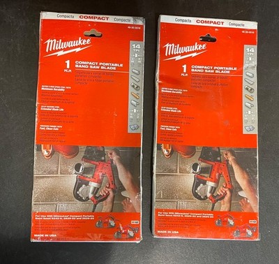 Milwaukee 48-39-0518 35-3/8'' TPI Compact Portable Band Saw Blade - Two Packs