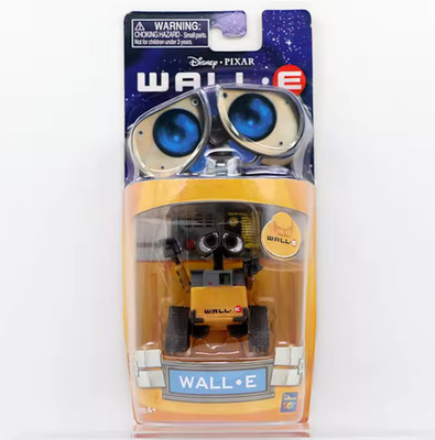 Disney Pixar WALL-E Robot 3'' Poseable Movie Figure Thinkway Toys 2008 NEW