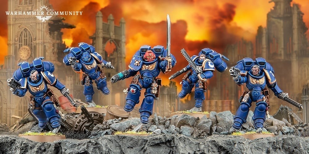 X10 Space Marines Jump Pack Assault Intercessors* Warhammer 40K | eBay