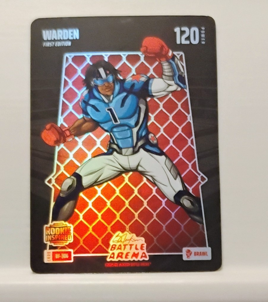 Cam Ward "Warden" Rookie 1st Edition (BRAWL) Holo - 2026 BJ Battle Arena