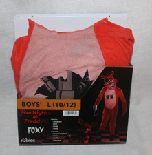 Five Nights at Freddy's Foxy Costume Boys Size L 10/12 New Complete Set