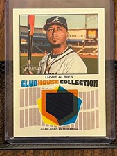 OZZIE ALBIES 2026 TOPPS HERITAGE CLUBHOUSE COLLECTION BRAVES JERSEY PATCH RELIC!