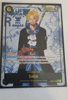 Sabo (120) (Parallel) OP13-120 Carrying On His Will Foil