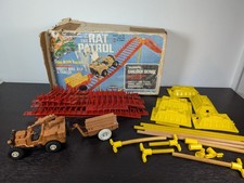 Vintage Remco Rat Patrol Mighty Mike Jeep with Box - Around 80% Complete