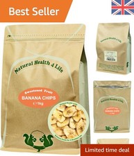 1kg Non-GMO Banana Chips - Naturally Sweetened & Gluten-Free Snack 17.99 per kilo
