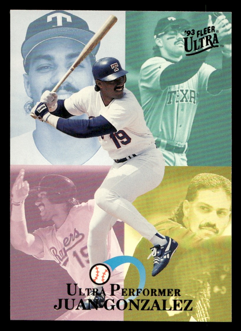 1993 Ultra Juan Gonzalez #2 Texas Rangers Numbered out of 150000!