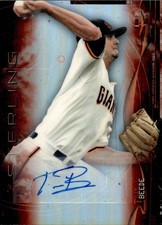 2014 Bowman Sterling Autographs Orange Refractors #BSPATB Tyler Beede Auto /75
