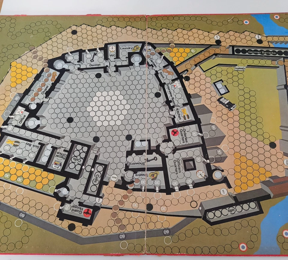 Vintage 1973 Parker Escape From Colditz Board Game , Complete & Instructions - Image 4 of 4