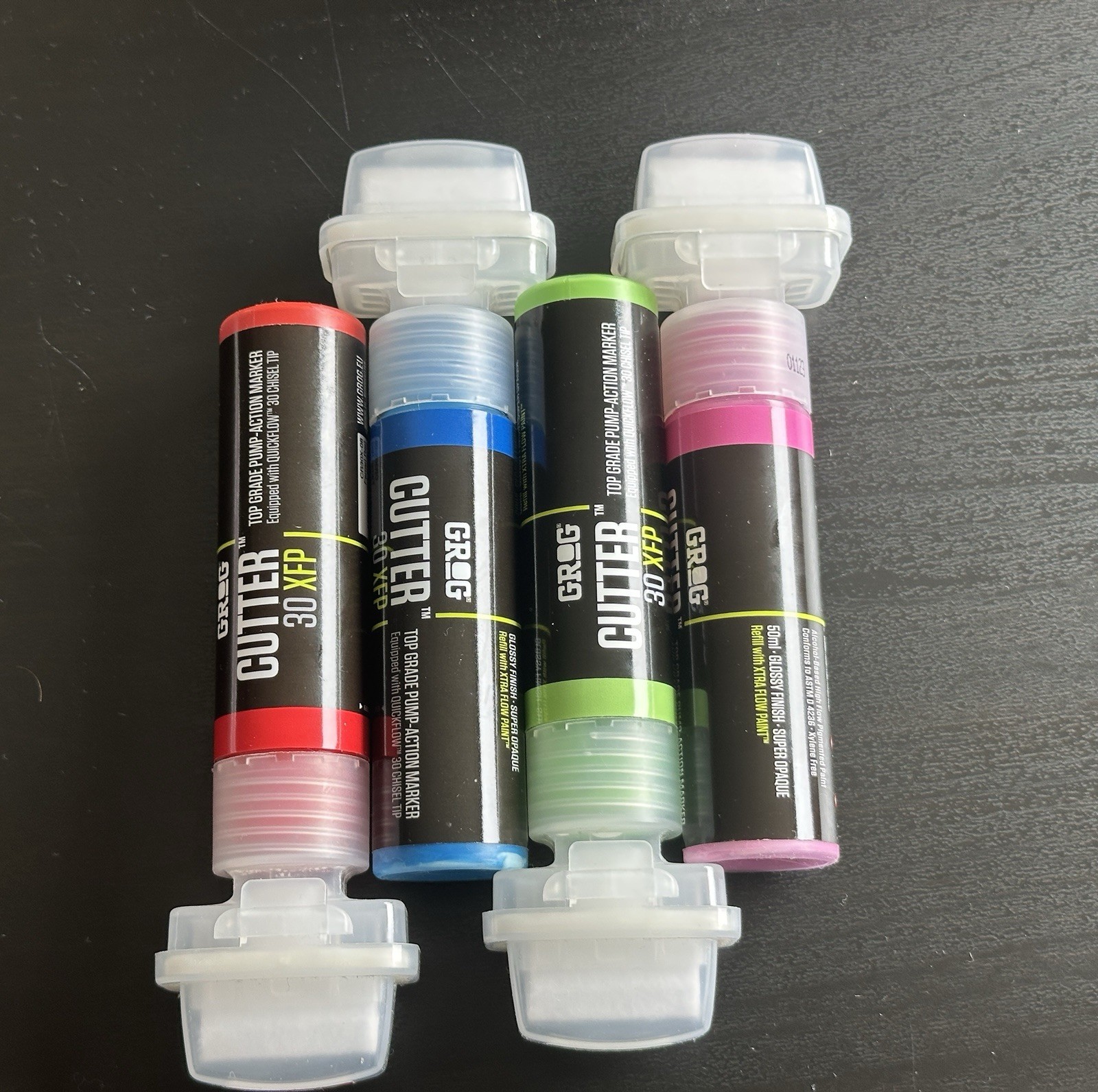Graffiti Marker 4 Pack ( Grog Cutter 30XFP )