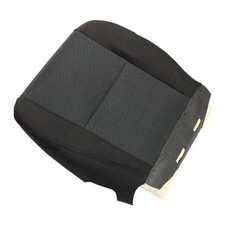 Black Driver Bottom Cloth Seat Cover and Sponge Cushion Replacement for