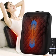 3 In 1 Electric Lumbar Support Pillow Smooth Spine Triple Fusion Back Massager