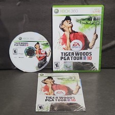 Tiger Woods PGA Tour 10 Xbox 360 Complete CIB Refurbished