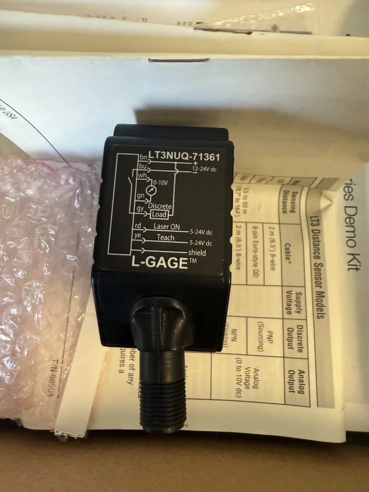 Banner LT3 Series   Time-of-Flight Laser Sensor: LT3NUQ-71361 - Image 3 of 3