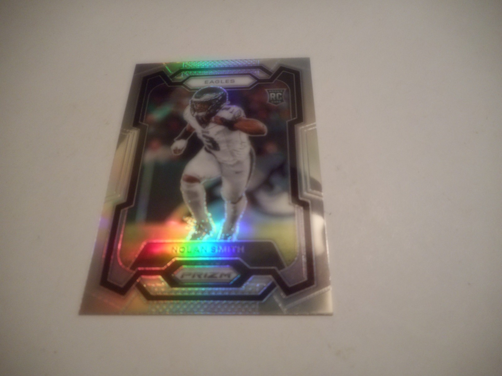 Nolan Smith 2023 Panini Prizm Rookie Silver Prizm #382 Philadelphia Eagles