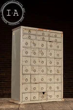 Late 19th Century Munyon's Homeopathic Remedies Apothecary Cabinet