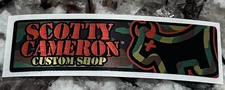 Scotty Cameron Custom Shop Camo Junk Yard Dog Putter Shaft Band Label - New