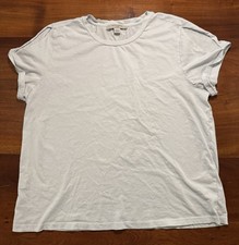 ALLSAINTS Women’s Blue Short Sleeve Boxy T Shirt Sz Large 