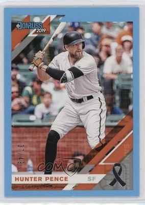 2019 Panini Donruss Father's Day Ribbon /49 Hunter Pence #168 0q3