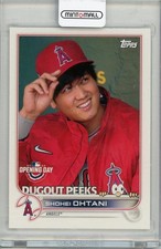 2022 Topps Opening Day Dugout Peeks Shohei Ohtani Dp-9 Los Angeles Angels
