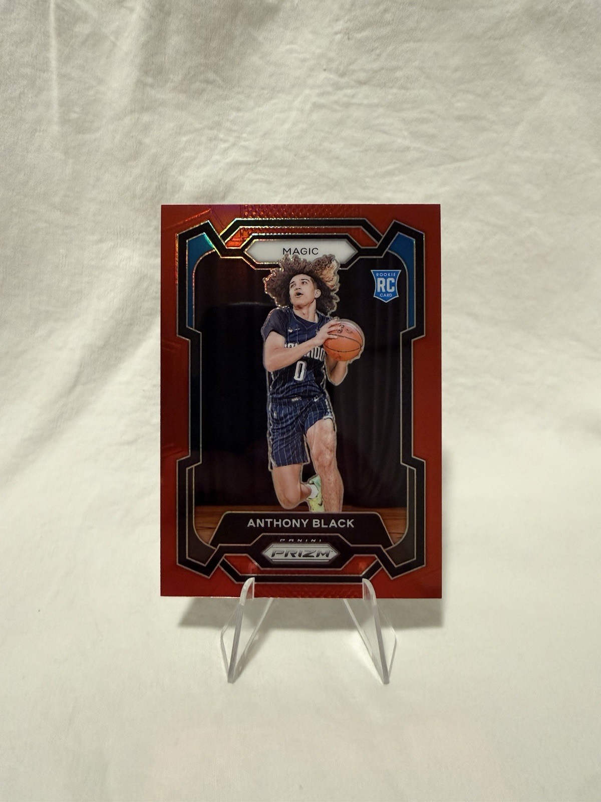 2023-24 Panini Prizm Anthony Black Rookie Red Prizm /299 Orlando Magic No. 170