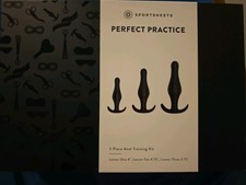 3 Piece Silicone Anal Training Starter Kits Beginner Anal Trainer Butt Plug Set