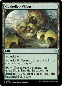 Oakhollow Village 258 Bloomburrow Magic: The Gathering