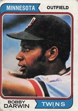 1974 Topps #527 Bobby Darwin, VG (corners)