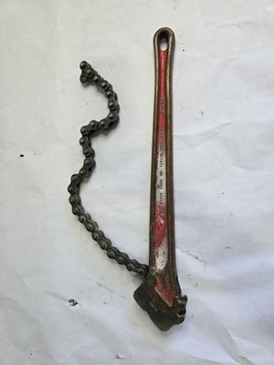 Ridgid C-18 Chain Wrench 2 1/2'' Pipe Fitting USA