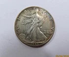 World War Two USA Large 90% Silver Walking Liberty Half 1943 SCARCE
