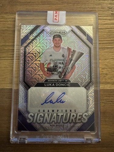 Luka Doncic 2023-24 Prizm Euroleague Champion Signatures #CS-LUK Mojo Auto 22/25