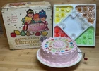 VINTAGE MATTEL HAPPY HAPPY BIRTHDAY GAME ~1963. Rare! Parts Still On Org Trees.