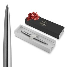 Parker Jotter Ballpoint Pen, Stainless Steel with Chrome Trim, Medium Point, ...