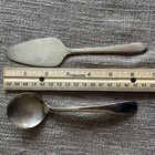 5 Pieces Antique Silverplate Serving Ware Pieces Spoons Cake Server Ladles - NR — photo 6