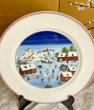 Villeroy & Boch 'Naif Christmas' Series Snow Games 10 1/2"