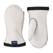 Hestra Heli Ski Jr Liner Mitt Youth Size 6 Insulated G-Loft Offwhite New
