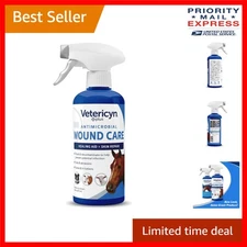 Veterinarian-Recommended Equine Skin Repair Spray – 16 oz First Aid Essential