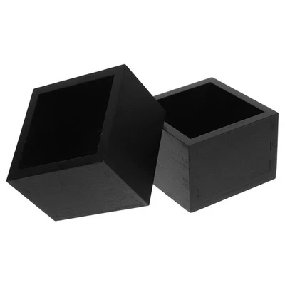 2 Pcs Japanische Tasse Teetassen Aufbewahrungsboxen Aus Holz Küchenbehälter - Bild 1 von 4