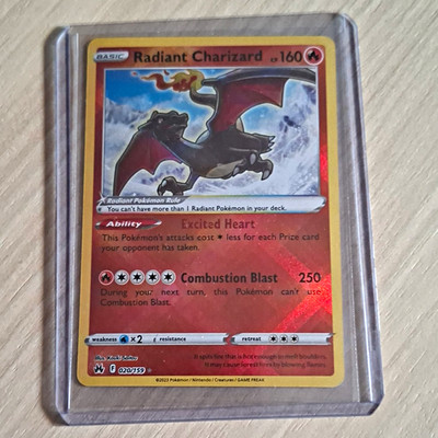 Pokémon TCG Radiant Charizard 020/159 Crown Zenith EN Holo Radiant Rare