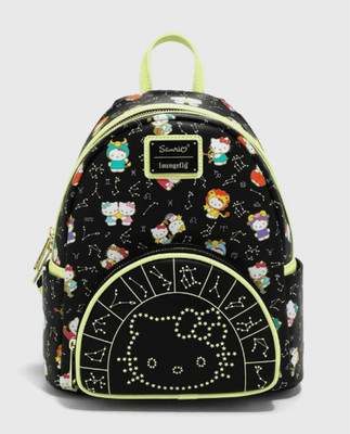Loungefly Sanrio Hello Kitty Zodiac Astrology Glow-in-the-Dark Mini Backpack
