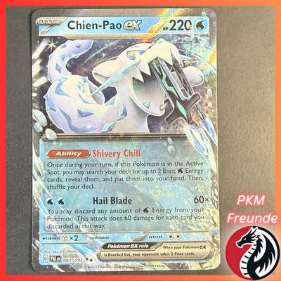 Chien-Pao EX 061/193 PAL  NM  English Paldea Evolved Pokemon