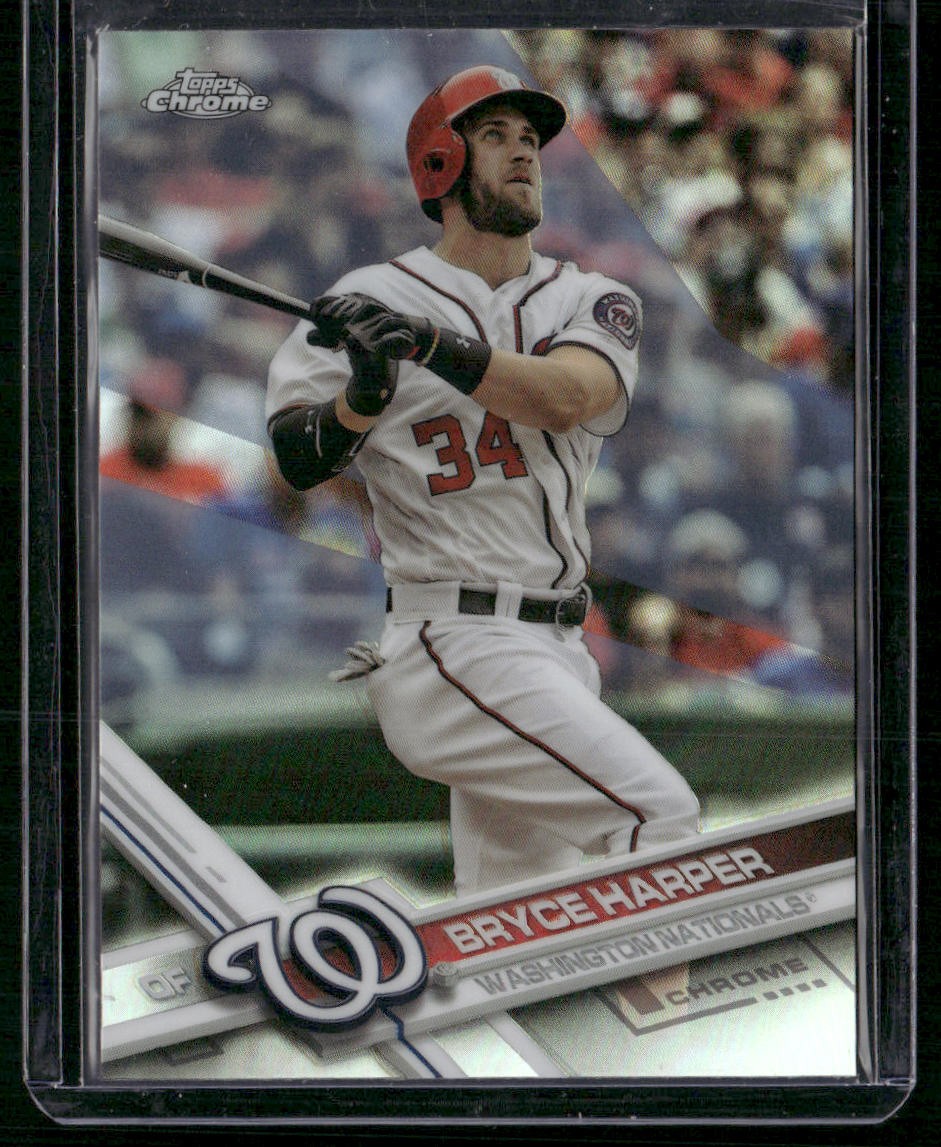 2017 Topps Chrome #48 Bryce Harper Prism Refractor