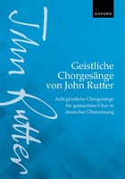 Geistliche Chorgesange Von John Rutter (Sacred Choral Songs By John Rutter)